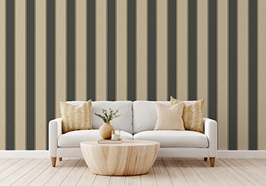Beige and Green Living Room Design