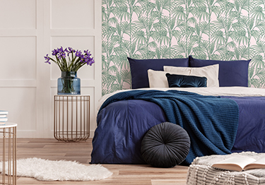 Contrasting Master Bedroom Design Idea