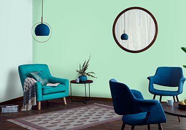 Contemporary Green Living Room Ideas