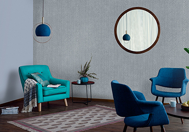 Grey Textured Walls for Living Room