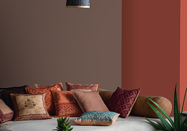 Living Room with Two-colour Combination