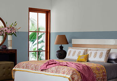 Monochromatic Colour Combination for Bedroom Walls