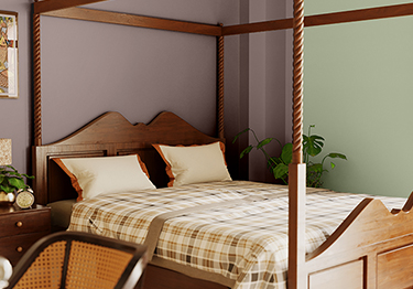 Muted Bedroom Design Idea