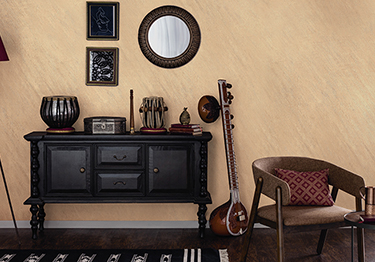 Simple and Subtle Wall Paint Design for Drawing Room