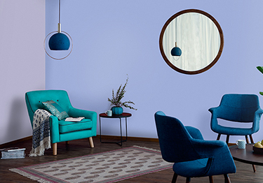 Spacious Living Room Colour Designs