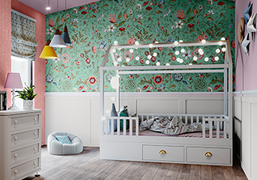 Unique Kids Room Color Combination Design