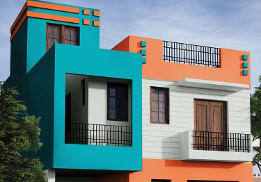 Bold and Rich Exterior Home Design 