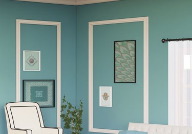 Contemporary Green Living Room