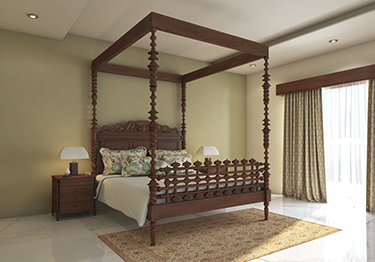 Master Bedroom with Tudor Beds