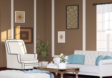 Modern Brown Living Room