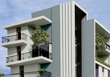 Monochromatic Exterior Design Idea