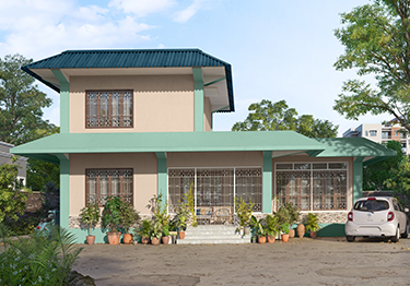 Sage Green Exterior Home Design
