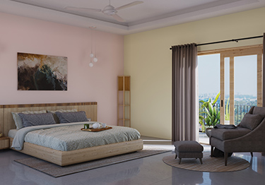 Soft Pink Master Bedroom