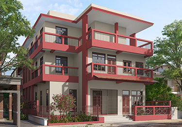 Three-Storey Exterior House Idea