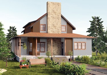 Two-tone Coastal Exterior Design 