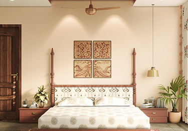 Warm Brown Master Bedroom