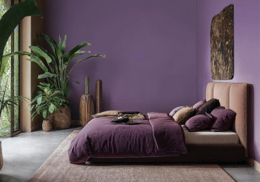 Violet Bedroom Design