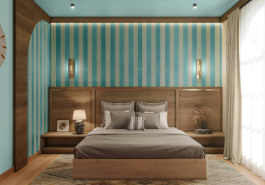 Teal Master Bedroom Design