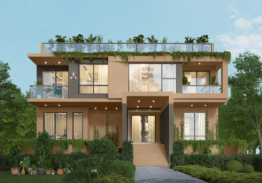 Earthy Brown & Grey Home Exterior