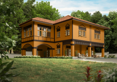 Simple Brown Home Exterior