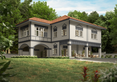 Sophisticated Cream & Grey Home Exterior