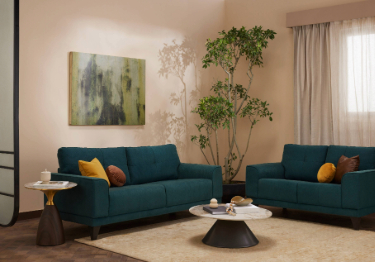 Simple Cream Living Room