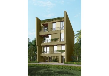 Earthy Green Home Exterior