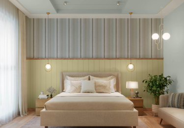 Green Master Bedroom Design