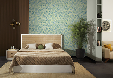 Timeless Bedroom with Integrated Shelving
