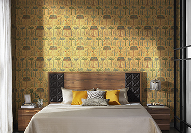 Vibrant Tree Wallpaper Bedroom