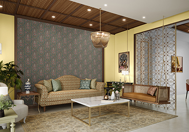 Paisley Wallcoverings and Classic Living Designs