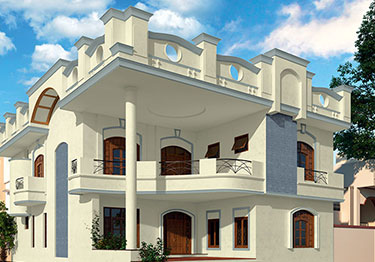 Classic Cream White Exterior Colour Idea