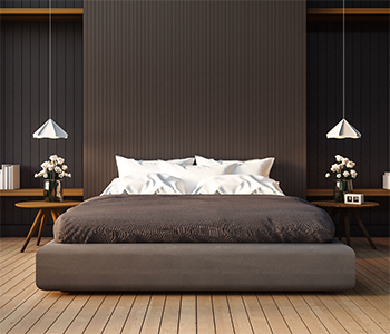 Dark Theme Bedroom Designs - Asian Paints