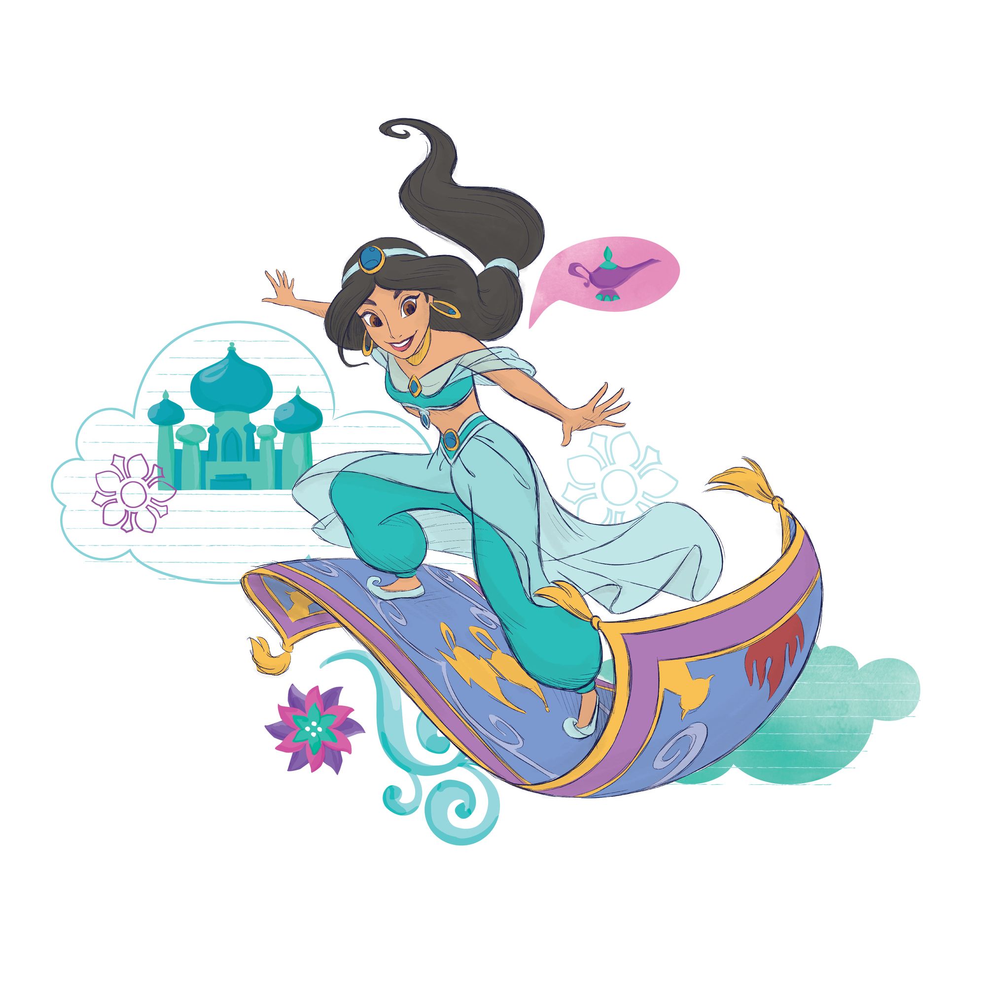 jasmine on flying carpet